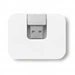 Hub USB personalizzato da 4 porte colore bianco per pubblicità