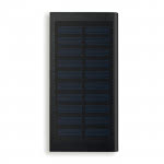 Power bank personalizzato solare 8000 mAh colore nero per impresa