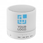 Speaker aziendale con Bluetooth e LED vista area di stampa