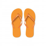 Sandali pubblicitari per aziende colore arancione