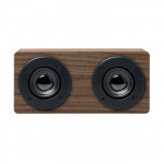 Elegante speaker di legno pubblicitario colore legno scuro