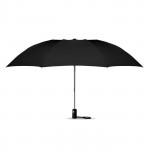Elegante ombrello pieghevole personalizzato colore nero per pubblicità