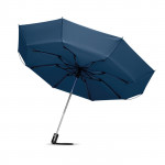 Elegante ombrello pieghevole personalizzato colore azzurro per eventi