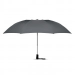 Elegante ombrello pieghevole personalizzato colore grigio per pubblicità