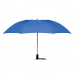 Elegante ombrello pieghevole personalizzato colore blu mare per pubblicità