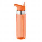 Bottiglia promozionale in tritan con beccuccio 650ml colore arancione