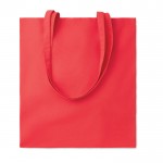 Shopper in cotone a colori di alta qualità (140gr) colore rosso