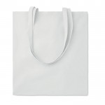 Shopper in cotone a colori di alta qualità (140gr) colore bianco