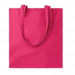 Shopper in cotone a colori di alta qualità (140gr) colore fucsia