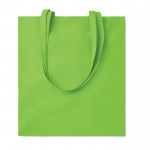 Shopper in cotone a colori di alta qualità (140gr) colore lime