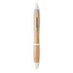 Classica penna di legno color bianco
