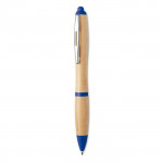 Classica penna di legno color blu mare per pubblicità