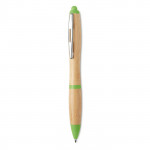 Classica penna di legno color lime per pubblicità
