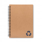 Quaderno ecologico personalizzato color azzurro