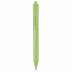 Penna ecologica con meccanismo a scatto color verde per pubblicità