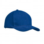 Cappellino personalizzato in cotone pettinato color blu mare