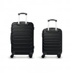 Set trolley valigie personalizzate color nero aziandale
