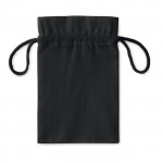 Piccoli sacchetti neri personalizzati color nero per pubblicità