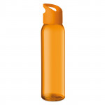 Borraccia a forma di bottiglia personalizzata color arancione