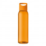Borraccia a forma di bottiglia personalizzata color arancione per pubblicità