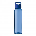 Borraccia a forma di bottiglia personalizzata color azzurro per pubblicità