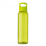 Borraccia a forma di bottiglia personalizzata color verde lime per eventi