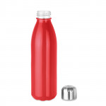 colorate bottiglie d'acqua personalizzate color rosso seconda vista