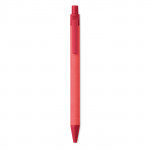 biro personalizzate ecologiche color rosso seconda vista