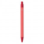 biro personalizzate ecologiche color rosso quarta vista