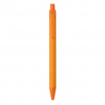 biro personalizzate ecologiche color arancione seconda vista