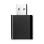 Proteggi porta USB personalizzato color nero terza vista