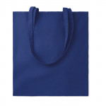 colorate shopper personalizzate di cotone 180g color blu
