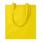 colorate shopper personalizzate di cotone 180g color giallo