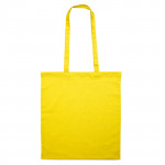 colorate shopper personalizzate di cotone 180g color giallo seconda vista