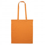 colorate shopper personalizzate di cotone 180g color arancione seconda vista