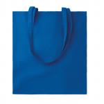 colorate shopper personalizzate di cotone 180g color azzurro