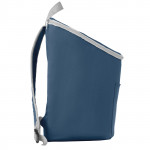 borse frigo personalizzate a zainetto color blu terza vista
