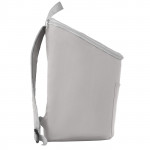 borse frigo personalizzate a zainetto color grigio terza vista