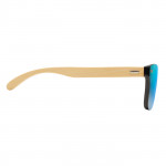 personalizza occhiali da sole col tuo logo color blu terza vista