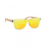 personalizza occhiali da sole col tuo logo color giallo