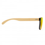 personalizza occhiali da sole col tuo logo color giallo terza vista