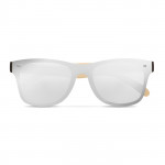 personalizza occhiali da sole col tuo logo color argento brillante seconda vista