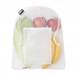 sacchetti personalizzati con tasca color bianco seconda vista