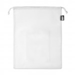 sacchetti personalizzati con tasca color bianco terza vista