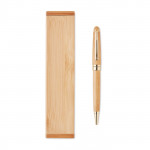 Penne in legno personalizzabili con astuccio colore legno terza vista