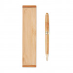 Penne in legno personalizzabili con astuccio colore legno quarta vista