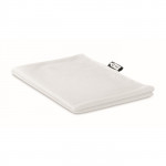 Asciugamani sportivi personalizzati RPET color bianco quarta vista