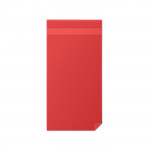 Asciugamani personalizzati con logo colore rosso seconda vista