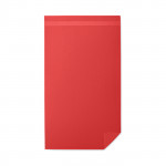 Asciugamani con logo personalizzato colore rosso seconda vista