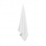 Asciugamani con logo personalizzato colore bianco quarta vista